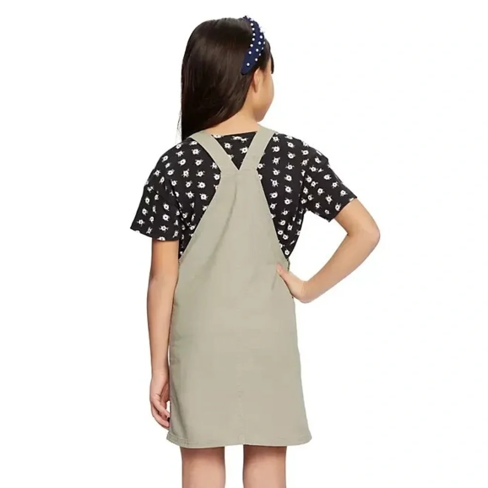 Gap Kids Skirtall Dress & Tee Size XS 4-5 Seagrass - Picture 5 of 7